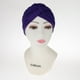 thumbnail image 2 of Gorro indio para mujer, turbante plisado retorcido, para la cabeza, para la cabeza, como Púrpura Yuyangstore Sombrero de turbante para mujer, 2 of 8