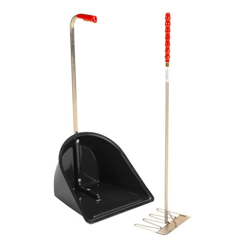 Stubbs Collecteur de Fumier Stable Mate Haut avec Râteau S4585