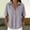 A1 Gray, variant on Linen Shirts Women Cotton Gauze Blouses for Women Dressy Casual Linen Polo Solid Color Tunic Tops Dressy Casual Clothes Summer Blouse Dark Gray XXL