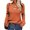 Orange, variant on Langwyqu Fashion Women Autumn Winter Long Sleeve Knit Sweater Female Pullovers