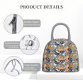 thumbnail image 4 of Balery Fashionable Paisley Bolsa de Almuerzo para Mujeres, Caja de Almuerzo, Bolsa de Almuerzo Pequeña Impermeable, Tote de Almuerzo Reutilizable con Gran Capacidad, 4 of 6