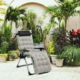 thumbnail image 3 of Ktaxon Outdoor Zero Gravity Chair, Lounge Chair for Patio, Garden, Poolside with Thick Cushion, 3 of 7