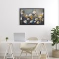 thumbnail image 3 of Stupell Industries Contemporary Contemporary Paint Drip Blossoms Black Floating Frame Canvas Art, 25 x 17, by Jacky Ngan, 3 of 8