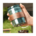 thumbnail image 2 of Cafetière avec Filtre Permanent Filtre à Café Réutilisable en Acier Inoxydable Design Empilable, Vert Clair, 2 of 10