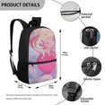 thumbnail image 5 of Uourmeti Valentine's Day Gifts and Salamander Heart Daypack, Durable Fabric Backpack 17 Inch Adjustable Shoulder Straps Travel Backpack for Vacation Daily Use, 5 of 6