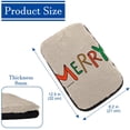thumbnail image 4 of Christmas Soft Furry Printed Car Armrest Mat Pad Accessory, 12.5x8.2 Inch Comfortable., 4 of 6
