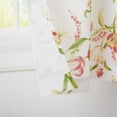 thumbnail image 5 of Estate View™ Printemps Light Filtering Rod Pocket Curtain Panel Pair, 38"x84", Red, 5 of 8
