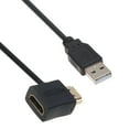 thumbnail image 5 of HEVIRGO HDMI-compatible Male to Female Connector USB 2.0 Charger Cable Spliter Adapter Extender, 5 of 5