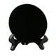 thumbnail image 3 of Espejo Feng Shui con forma de disco de obsidiana negra y soporte para decoración de escritorio de hogar, plato redondo para yoga Diámetro 18cm, 3 of 9