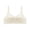 White, variant on Women's Seamless Wireless Bra With Bunny Ear Design For Small Bust Push Up And Comfortable Undergarment Extra Large Sports Bras for Women Bra's Womens Bras Front Closure Long Lined Sports Bra Custom