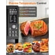 thumbnail image 4 of Nuwave Bravo Pro Smart Air Fryer Toaster Oven Combo, Airfryer Convection Oven Countertop, 12-in-1 Functions with Quicker & Even Crisp Technology, 1800W, 50-450°F, PFAS-Free, 21QT, Black, 4 of 5