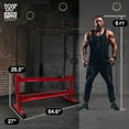 thumbnail image 2 of WF Athletic Supply Heavy-Duty Dumbbell Rack Stand, Weight Rack for Home Gym, Weight Holder, Available Sizes for Storage 5-50LB Red, RACK ONLY, 2 of 8