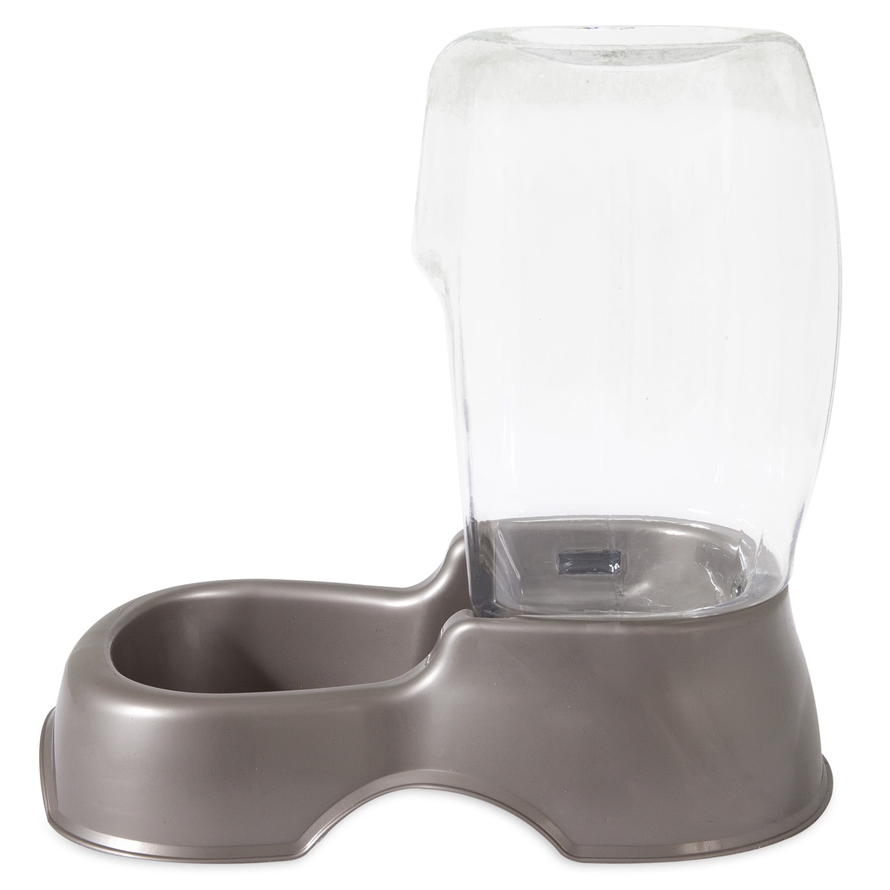 Petmate Pet Café Gravity Waterer Water Bowl Station for Dogs and Cats, 1.5 gallon, Pearl Tan