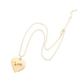 thumbnail image 4 of Love Heart Locket Necklace Picture Lockets Regalos De Cumpleaños Para Hombres, Mujeres - Oro, 2.8x2.8cm Sunnimix Photo Locket Charms Necklace, 4 of 8