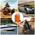 thumbnail image 7 of 45 Gallon Fuel Caddy with Manual Transfer Pump – Portable Gasoline & Diesel Storage Tank for Cars, Mowers, ATVs, Boats(Orange), 7 of 7