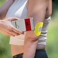thumbnail image 7 of 48 Pack G7 Adhesive Patches, Breathable Waterproof Over Patches, Pre-cut Sensor Patches with Holes, Flexible Overlay Patches Covers Guard for 15 Days Continuous Glucose Monitor (8 Colors), 7 of 7