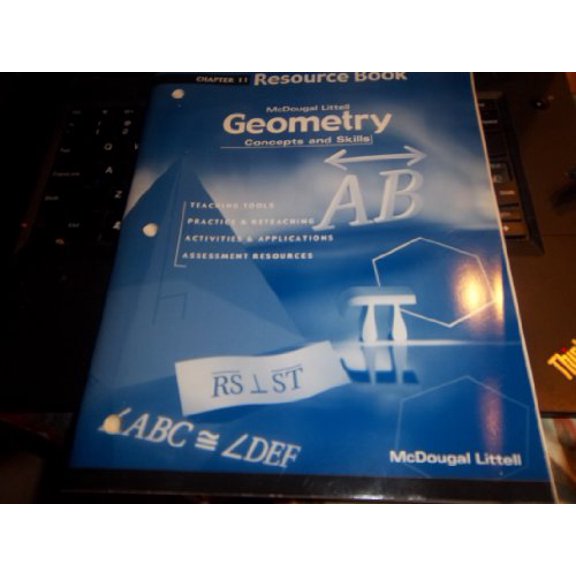 Pre-Owned Geometry: Concepts and Skills: Resource Book Chapter 11, 9780618140398, 0618140395, Paperback,