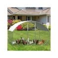thumbnail image 1 of Eastvita Large Metal Upgrade Tri-Supporting Chicken Run Waterproof Anti-UV Cover for Duck Rabbit House Outdoor, 1 of 4