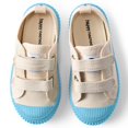 thumbnail image 4 of Zapatos para niños pequeños HAPPY NOCNOC de lona con doble gancho y trabillas, azul agua, 4 of 7