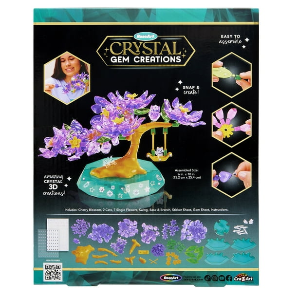 Bohemia Crystal クリスタル製フィギュア 3体セット Crystal Gem Bonsai Kit - Silly keychains for ecommerce - Walmart