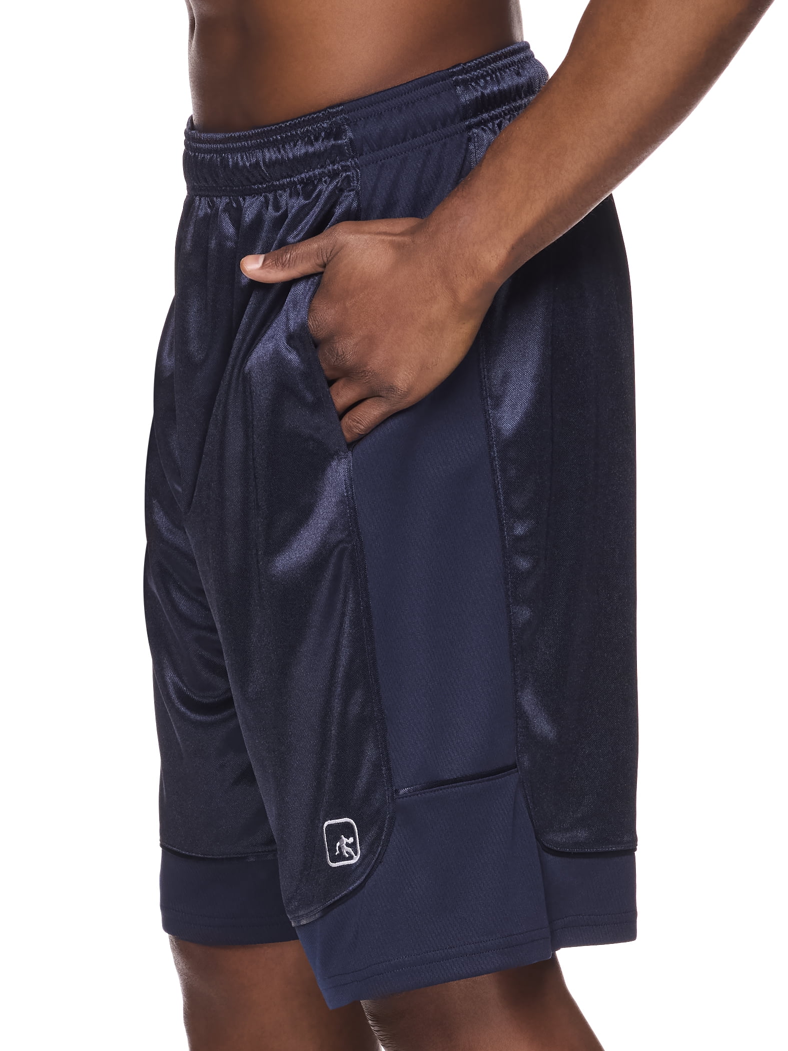AND1 Men's and Big Men's All Court Short, 11" inseam, up to Size 5XL
