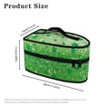 thumbnail image 6 of HELLHERO Four Leaf Clovers Dustproof Travel Iron Storage Bag 11.8x6.69x5.5 In Polyester, Case Only, 6 of 6