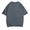 thumbnail image 5 of Mens Oversized T-Shirts Fashion Loose Fit Crewneck Tshirt Streetwear Heavyweight Short Sleeve Tee Shirt Gym Workout Tops, 5 of 5