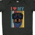 thumbnail image 4 of Inktastic I Love My Rottweiler Dog Boys or Girls Baby Bodysuit, 4 of 5