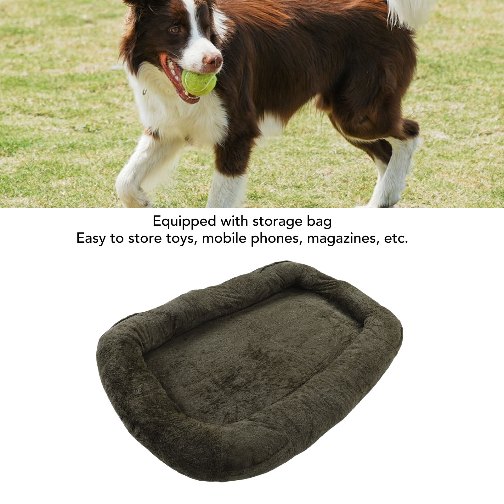 Pet Sofa Bed Human Dog Bed 71x47x12in Washable Extra Large Comfortable Pet Bed With Soft Blanket For Sleeping,Green