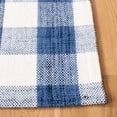 thumbnail image 3 of SAFAVIEH Marbella Phylliss Checkered Area Rug, Navy/Ivory, 6' x 6' Square, 3 of 11