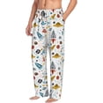 thumbnail image 6 of Fuzoiu Cartoon Space Print Men's Pajama Pants,Lounge Pants for Men,Lounge PJ Bottoms,Sleepwear Pants with Drawstring Pockets -XX-Large, 6 of 6