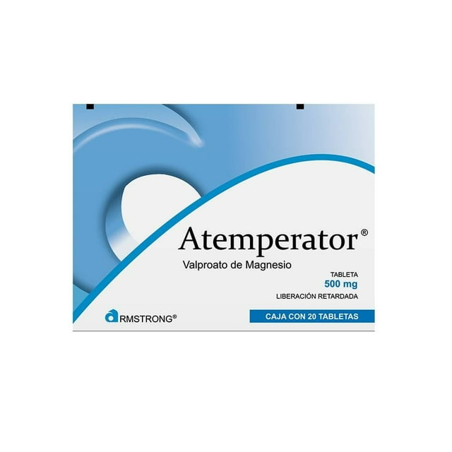 Atemperator tabletas con capa entérica 20 pzas de 500 mg c/u