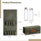 thumbnail image 5 of Bolsa de especias portátil, kit de especias para acampar con 9 tarros de especias, bolsa de almacenamiento de condimentos de lona, organizador de condimentos de viaje para barbacoa de picnic al aire l, 5 of 7