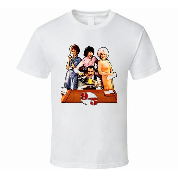 Working 9 To 5 Old Movie T Shirt