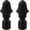 Matte Black, variant on Urbanest Artichoke Lamp Finial – 1 11/16 Inch Tall, Antique Brass– Decorative Lamp Shade Finial for Table & Floor Lamps- 2 Pieces