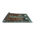 thumbnail image 2 of Ahgly Company Indoor Rectangle Animal Light Blue Traditional Area Rugs, 7' x 9', 2 of 4