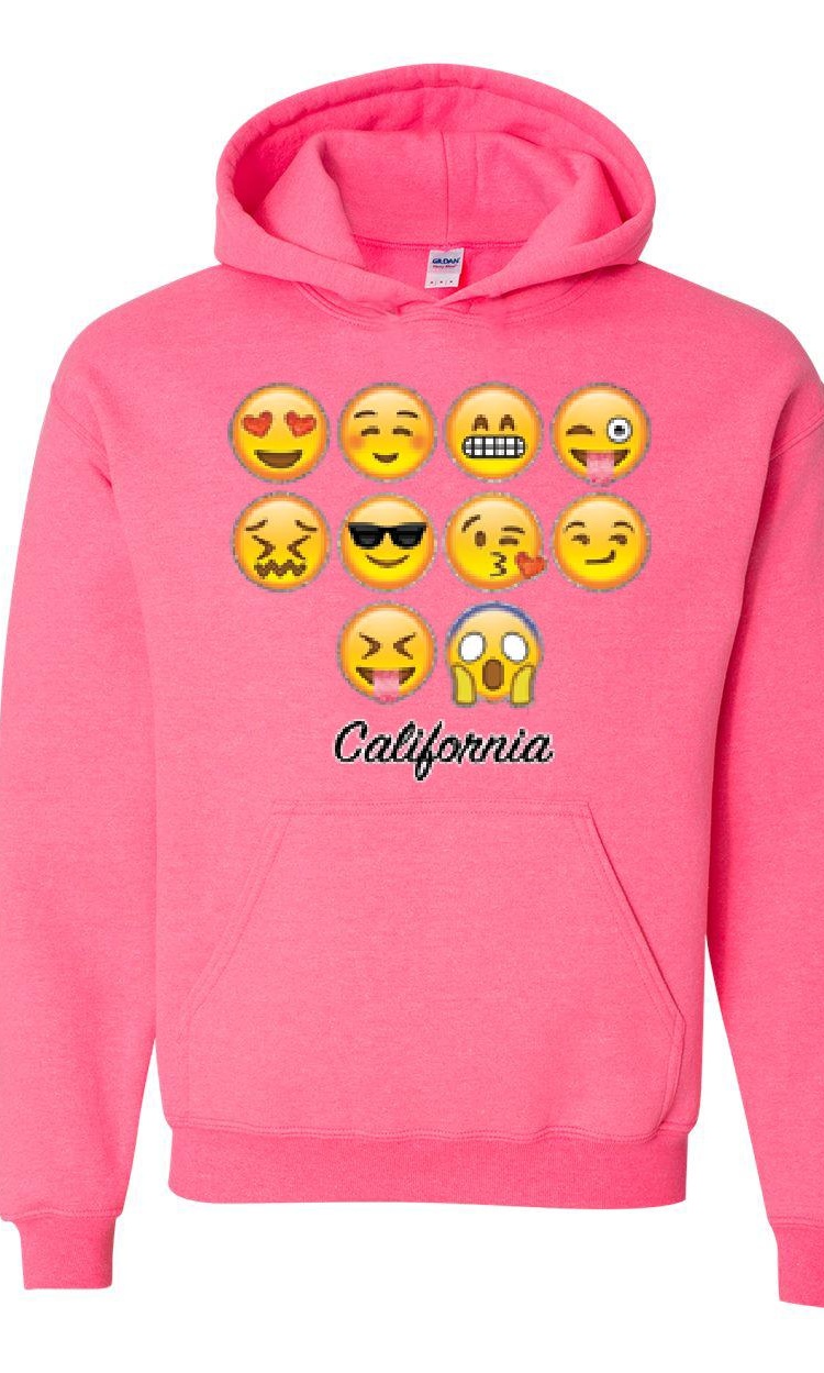 IWPF Unisex Emoji Entourage Hoodie Sweatshirt