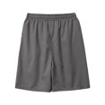 thumbnail image 4 of Ymyiu Summer Shorts for Men Men's Casual Classic Fit Elastic Waist Shorts with Drawstring Size XL(Grey, XL), 4 of 6