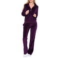 thumbnail image 2 of White Mark Women's Velour 2 Piece Set, 2 of 4