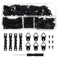 thumbnail image 1 of 252PCS Photo Frame Hook (with Screw And Screwdriver), D-ring Photo Frame Hook, Back Photo Frame Hook, Gold And Black-SinKeeU, 1 of 3