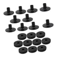 thumbnail image 3 of arctrm 10Pcs Cymbal Stand Sleeves and Felt Pads Set Premium Cymbals Stand Felt Pads Gray Felt Pads, 3 of 9
