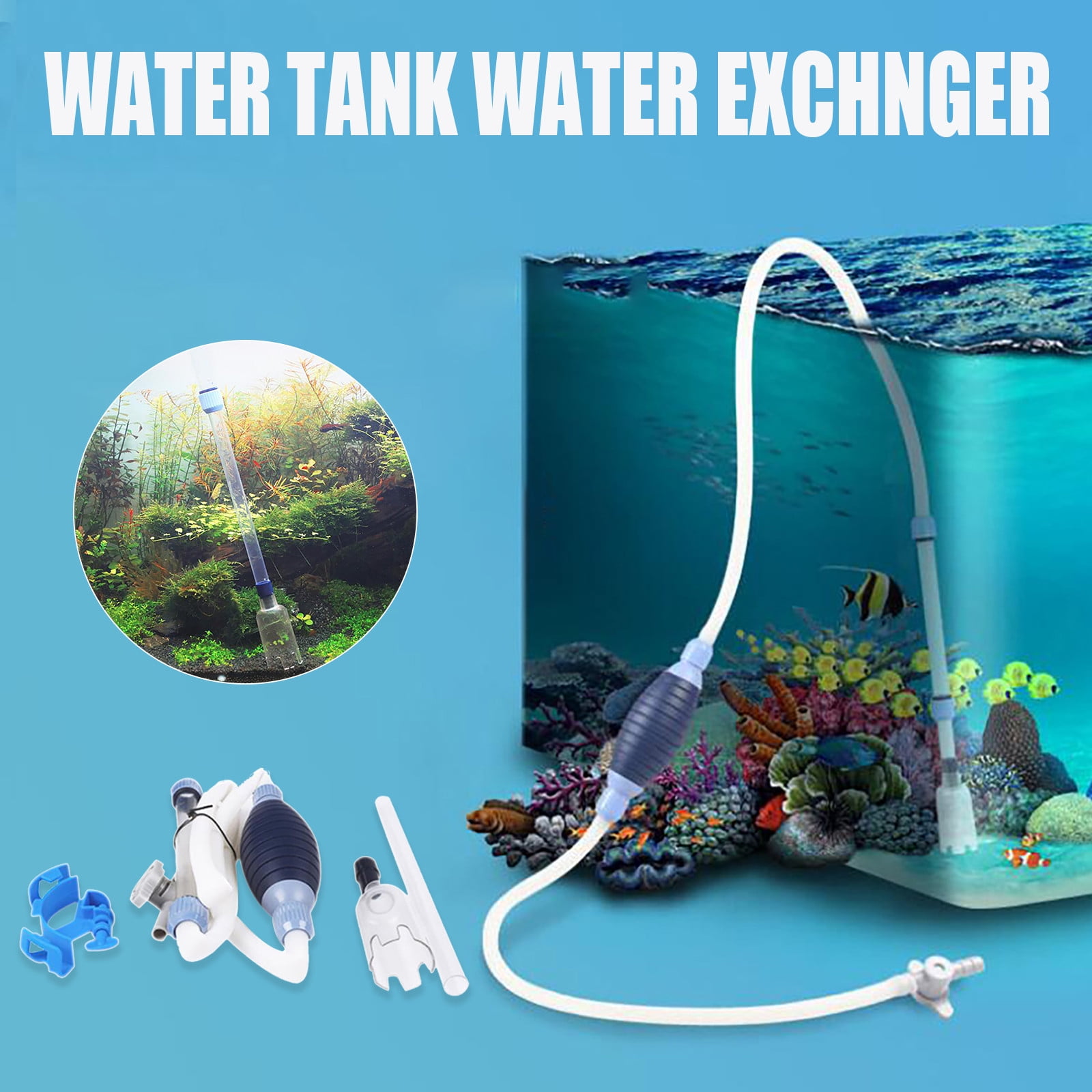 Aquarium Water Change Pouring Diffuser -Water Flows