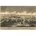 thumbnail image 2 of Vintage Maps 18x13 White Modern Wood Framed Museum Art Print Titled - Battle of Fort Constitution 1777, 2 of 4