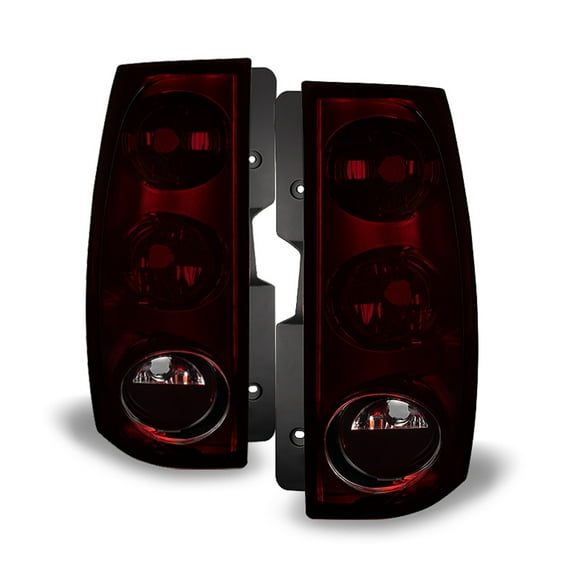 2007-2014 GMC Yukon XL 1500 2500 [Red Smoked] Tail Lights Brake Lamps Left Right