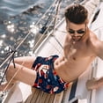 thumbnail image 2 of luoweisi Men's Beach Shorts Quick Dry Swim Trunks with Mesh Lining Santa Claus XL, 2 of 5