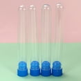 thumbnail image 2 of CIMAXIC Party 50Pcs Plastic Clear Test Tube for Scientific Experiments Party Candy Storage with Cap(Random Color),3.94"X0.59"X0.59", 2 of 5