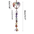 thumbnail image 2 of Pendentif Pierre Cristal 7 Couleurs Tissé à la Main, A, 2 of 2