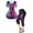 Hot Pink, variant on Women Outfits Sets 2PCS Summer Casual Short Sleeve Printed Top Pants 2PCS Suit Streetwear Stylish