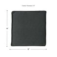thumbnail image 2 of Greendale Home Fashions 18 x 18 in. Carbon Outdoor Dining Seat Cushion (4-Pack), 2 of 6