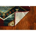 thumbnail image 3 of 8'x10' Red Machine Woven Honeycomb Lodge Indoor Area Rug, 3 of 5